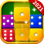 dice merge: matchingdom puzzle android application logo